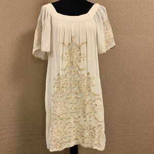 Embroidered Cotton/Gauze Sundress